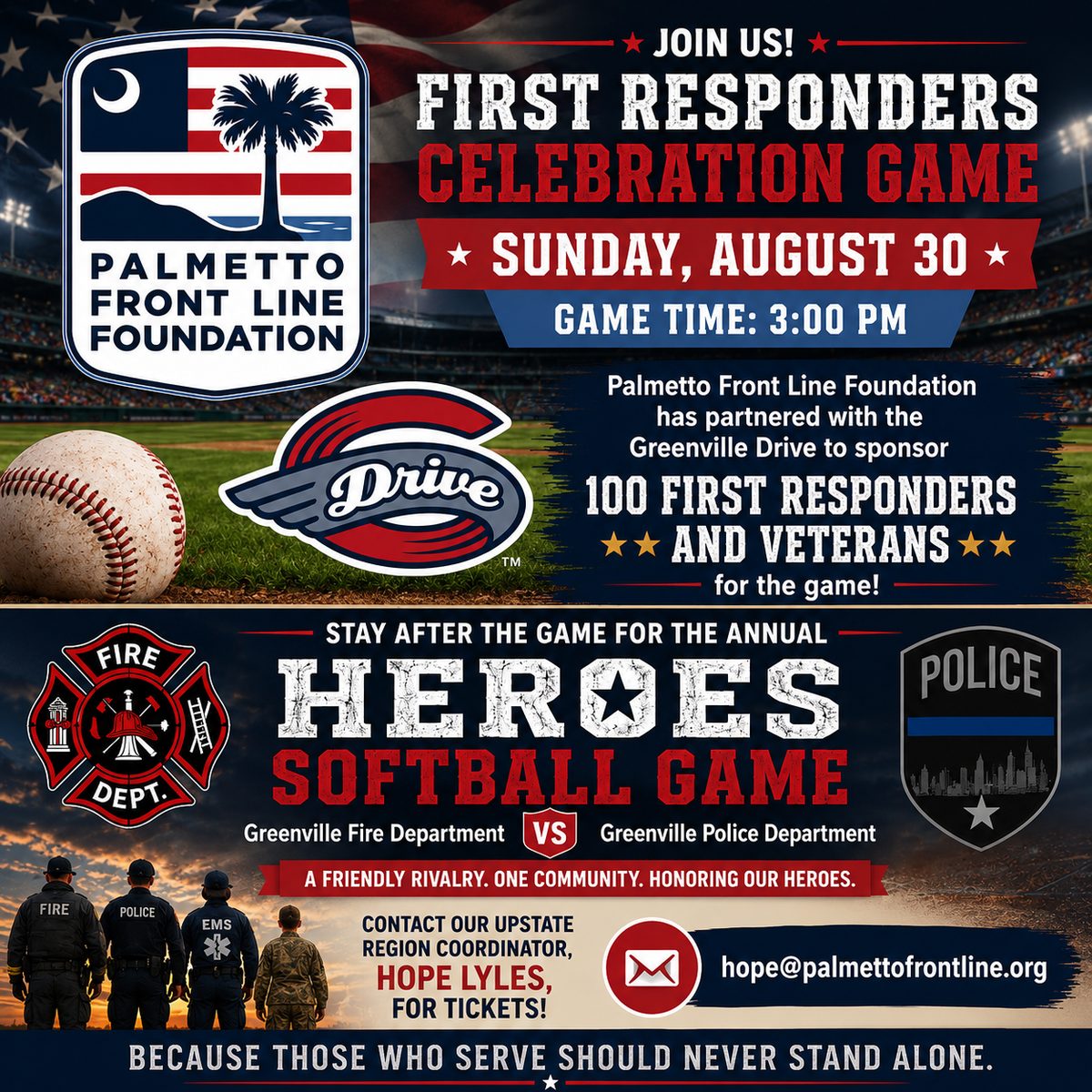 First Responders Celebration Game